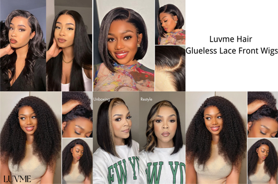 Best Human Hair Glueless Lace Front Wigs for Black Women
