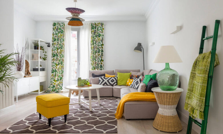 Vibrant Interior Design: Bright Colors, Shapes, and Textures with Interior Designer London.